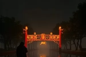《银河面包店》都市作品封面，深夜橱窗里摆满面包的托盘